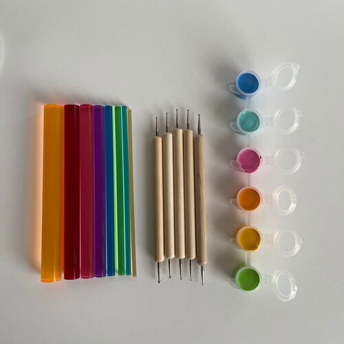 Curved Dotting Tools for Dot Mandala Painting or Nail Art Set Etsy