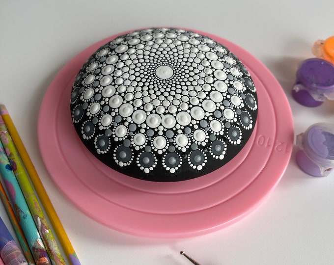Mini Drehteller für das Dot-Painting und Mandala-Steine malen ...