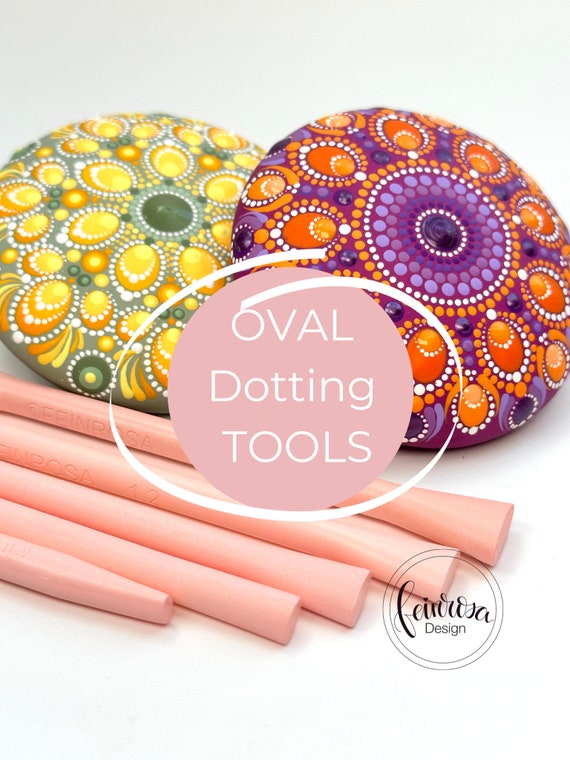 Oval Dotting Tools for Dot Painting, Dotting Tool for Oval Dots