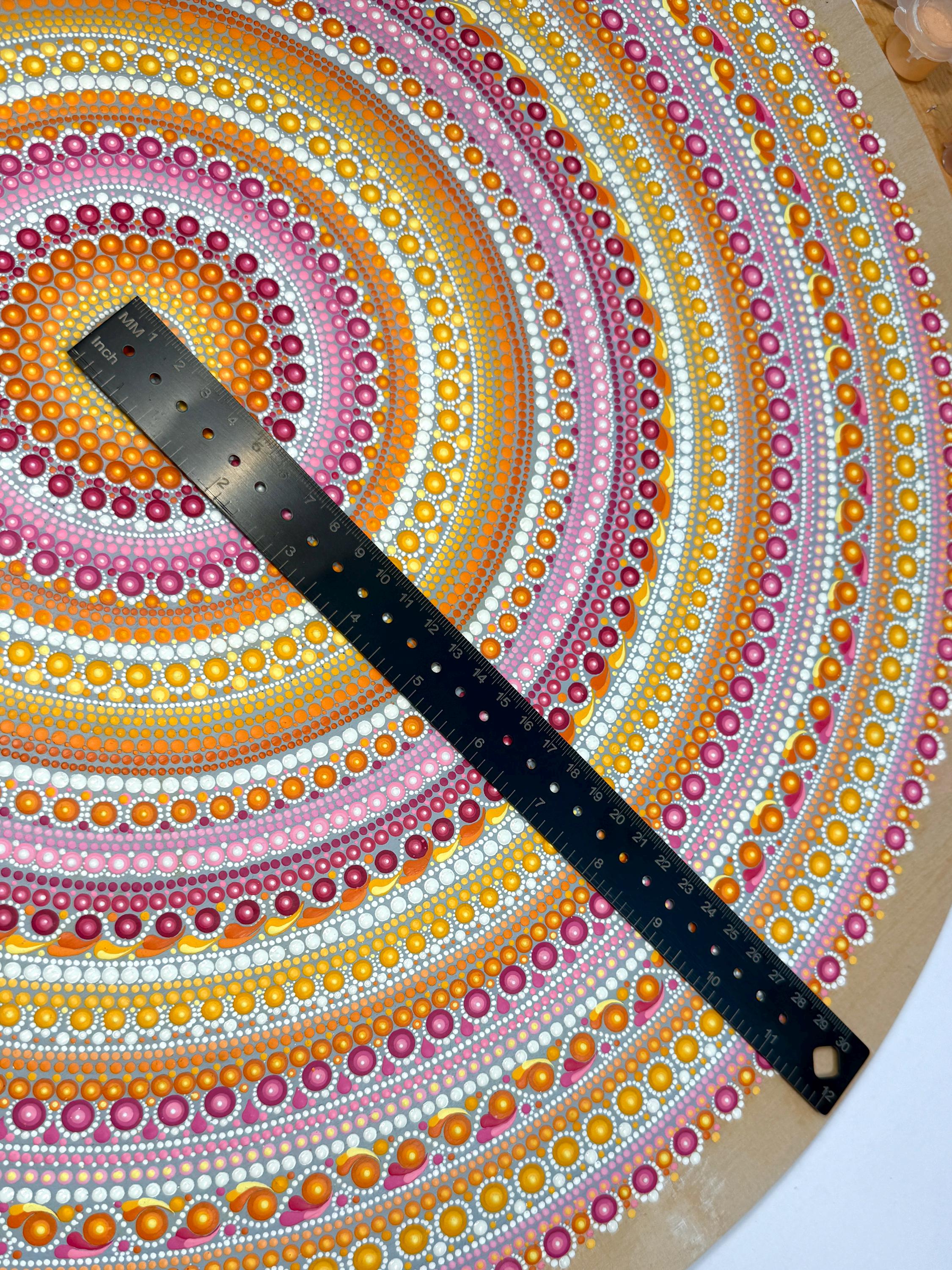 Mandala Ruler for Drawing Circles for Dot Mandala Painting, Compass ...
