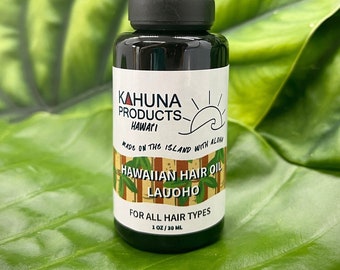 HAWAIIAN HAIR OIL | Hair Oil  | Conditioning Oil | Organic Hair Oil | Organic Seed Oil | Hair Oil Growth Serum |  Hair Growth Serum | Hair