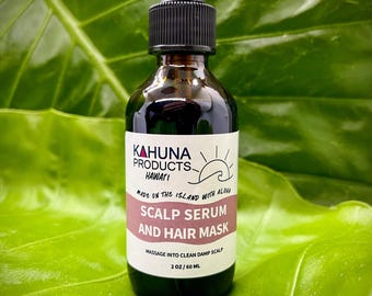 Scalp Serum & Hair Mask | Natural Nourishing Treatment for Shiny, Healthy Hair | Moisturizes and Strengthens | Suitable For All Hair Types