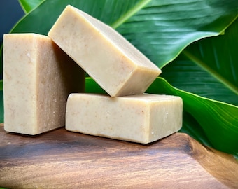 BANANA COCONUT SOAP | Cold Processed Soap | Natural Soap | Vegan | Geranium |Tropical Soap| Natural Soap | Scented Soap | Essential Soap
