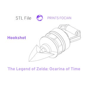 Hookshot, The Legend of Zelda: Ocarina of Time - STL File for 3D Printing