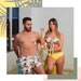 Matching swimsuits, swimsuits for couples, men trunks, couples swimsuit, couples matching set, couples gift 