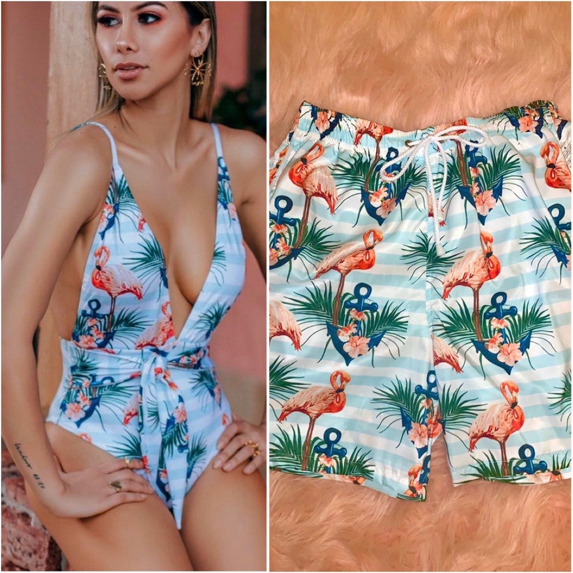 Matching Swimsuits Swimsuits for Couples One Piece Swimsuit - Etsy