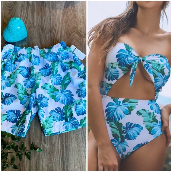 couple swimwear matching