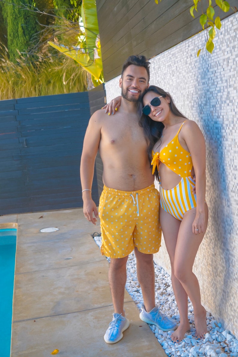Matching swimsuits swimsuits for couples men trunks ...