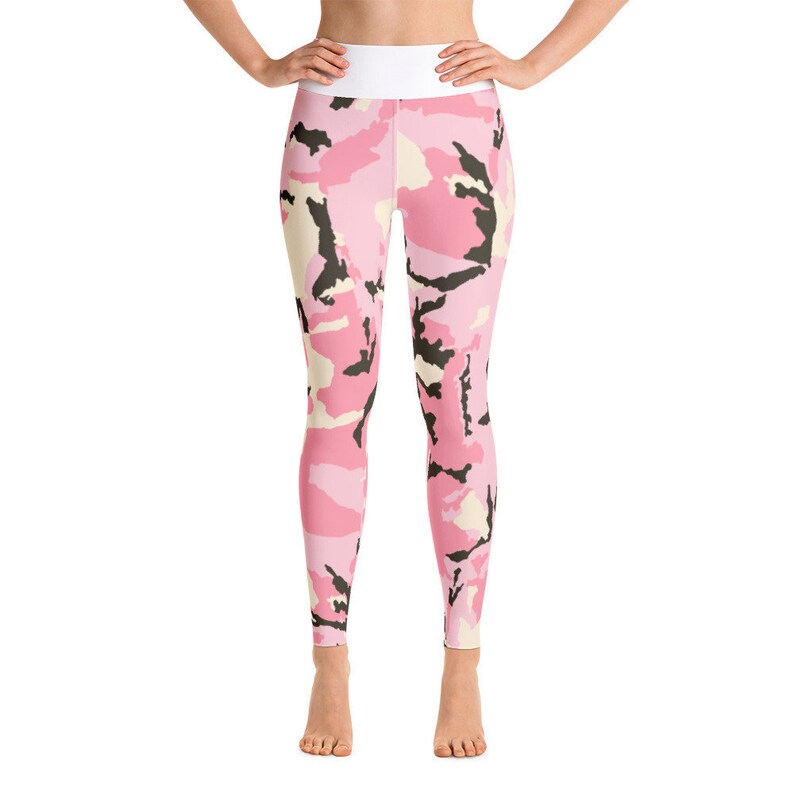 pink camo yoga pants