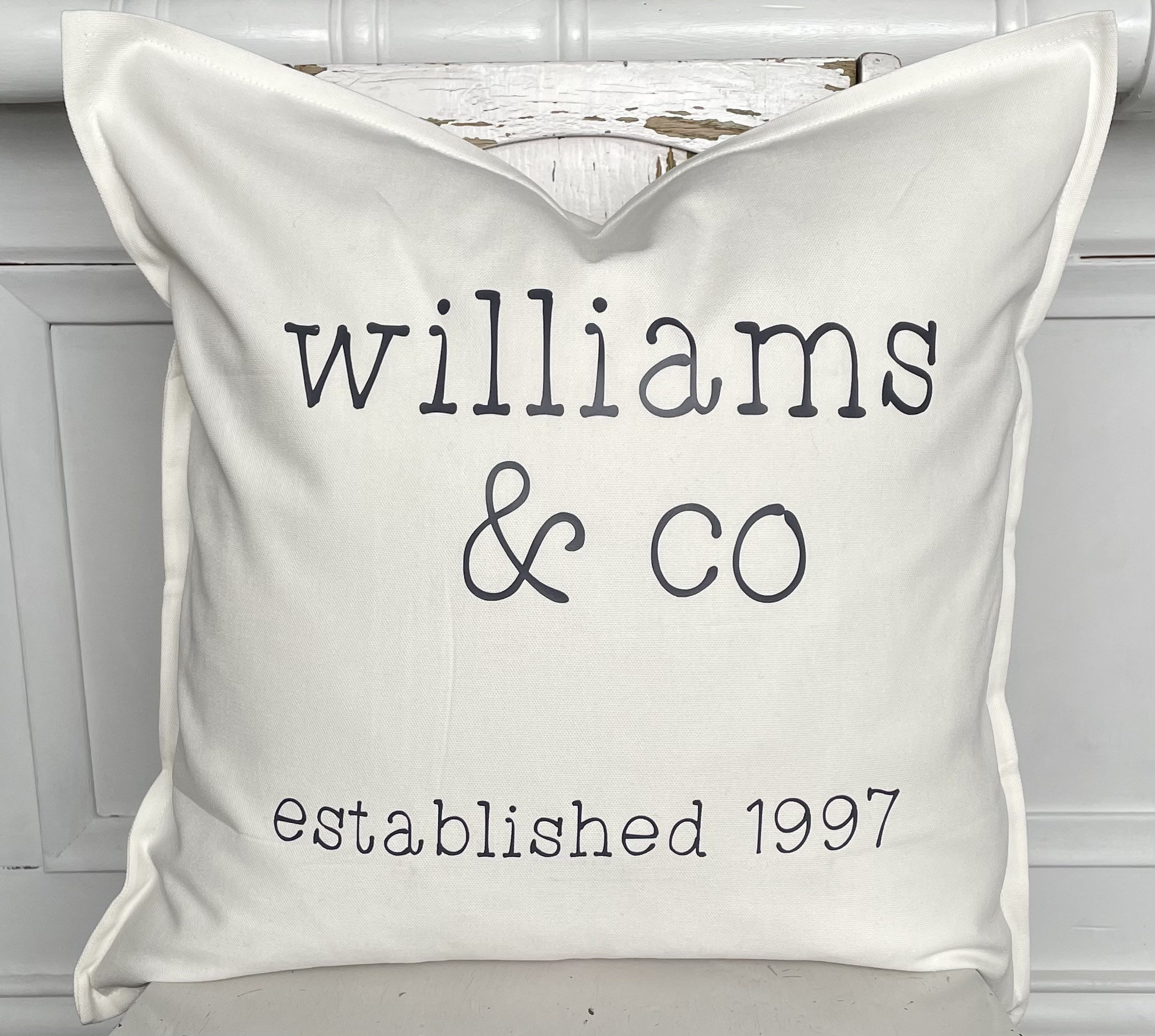 farmhouse pillow cover