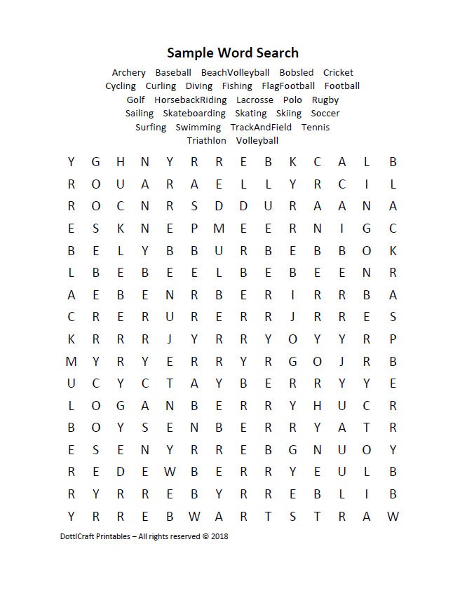 Ben Jerry S Word Search Puzzle Printable Seek Find Etsy