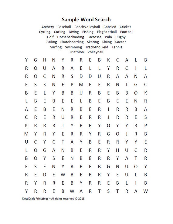 winter word search puzzle printable seek find sleuth etsy