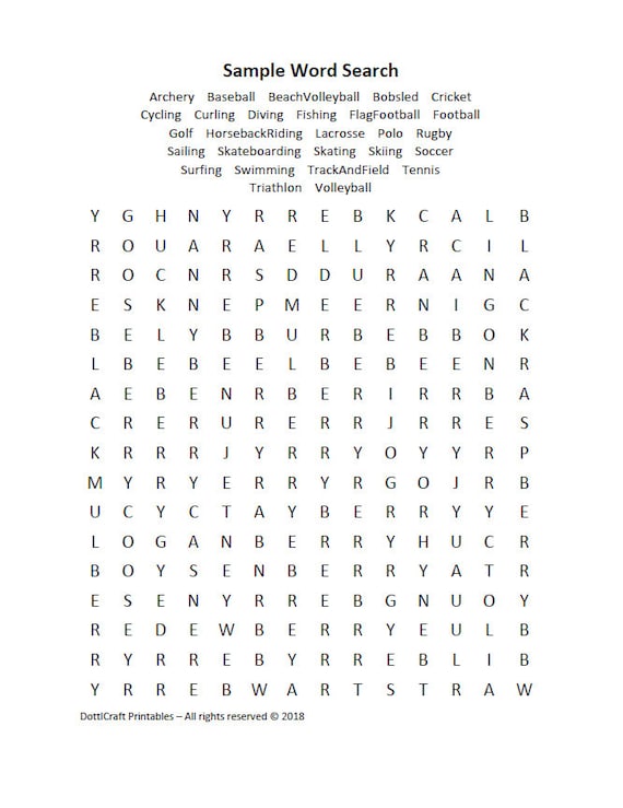 winter word search puzzle printable seek find sleuth etsy