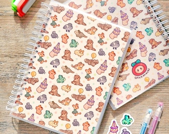 Animal Party Reusable Sticker Book for Sticker Collectors, Sticker Storage Album, 5x7 Sticker Collecting Book