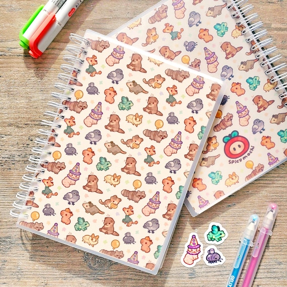 Animal Party Reusable Sticker Book for Sticker Collectors, Sticker Storage Album, 5x7 Sticker Collecting Book