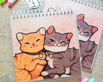 ハッピーキャッツ 再利用可能なステッカーブック：6x6インチの猫をテーマにしたステッカー収集ブック