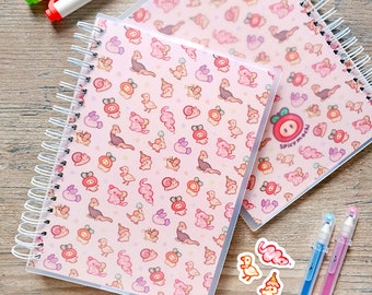 Animal Friends Reusable Sticker Book for Sticker Collectors, Sticker Storage Album, 5x7 Sticker Collecting Book