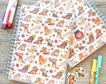 Flower Friends Reusable Sticker Book for Sticker Collectors, Sticker Storage Album, 5x7 Sticker Collecting Book