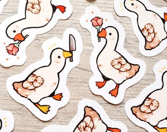Choose Your Goose Stickers / Cute Animal Stickers / Laptop Stickers / Vinyl Stickers