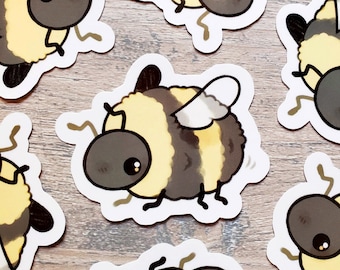 Polite Pollinator Sticker / Bee Stickers / Bumblebee Sticker / Cute Animal Sticker / Laptop Sticker / Vinyl Sticker