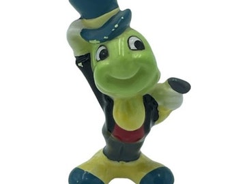 Vintage Disney Jiminy Cricket Porcelain Figurine Collectible Decoration Décor