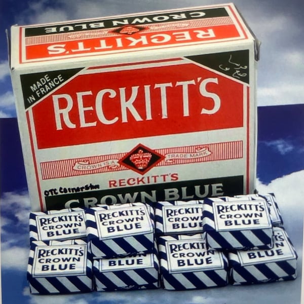 Reckitts Crown Blue - Etsy UK