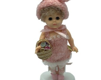 Ginny 50's Bunny Porcelain Doll Vogue Dolls Collectible Home Valuable Décor