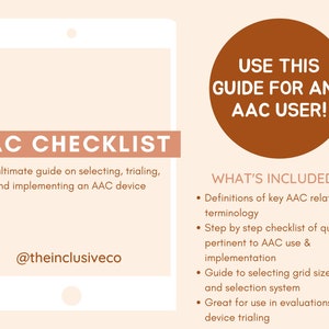 AAC Checklist