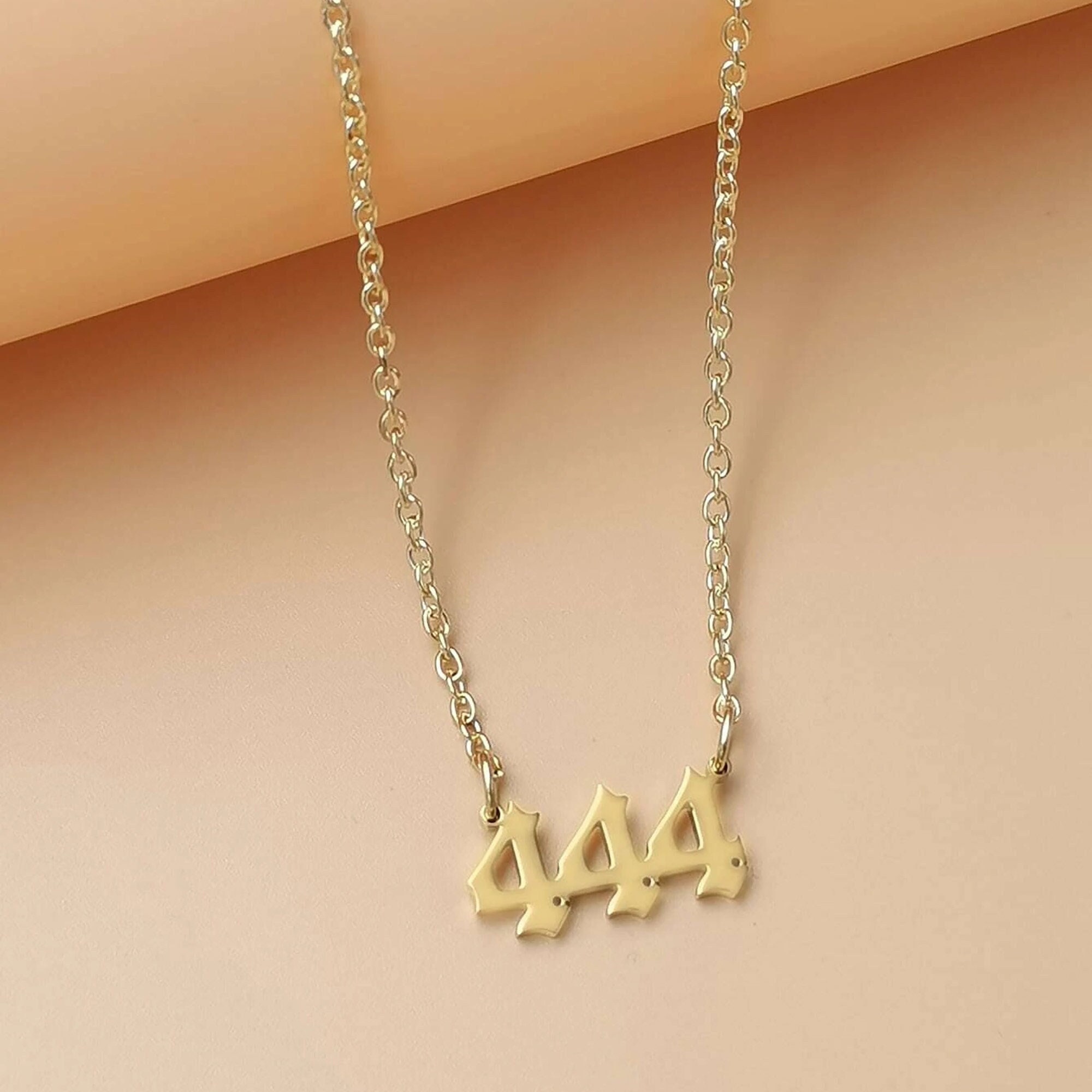 Angel Number Necklace Birth Year 