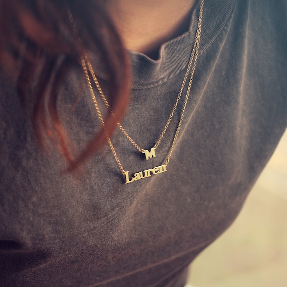 Name Necklace Custom Necklace Name 