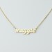 Dainty Script Name Necklace, Gold, Silver, Name Necklace, Tiny Name Necklace, Minimalist Necklace, Personalized Gifts for Mom, Mothers Day