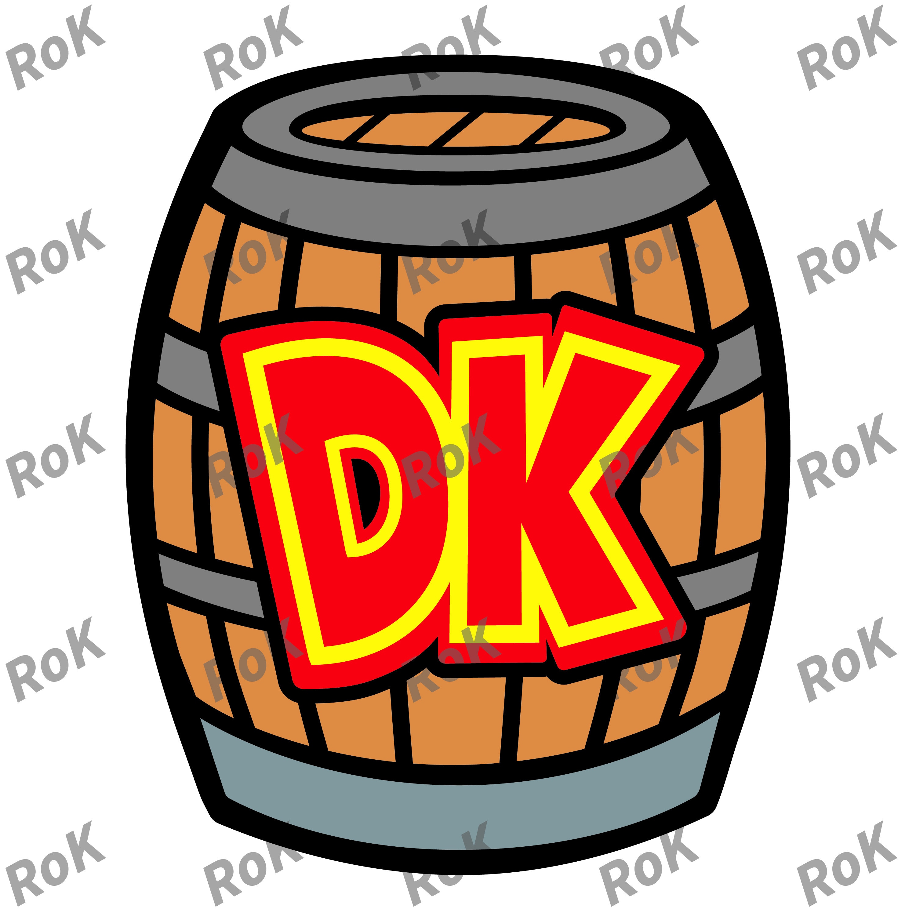 Donkey Kong Barrel & Tie Eps Svg PDF Png y Jpeg Etsy M??xico