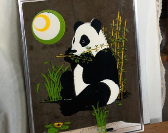 Vintage Panda Mirror | 1970s Decor & Wall Art | Turner Accessories