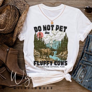 Do Not Pet The Fluffy Cows Tee