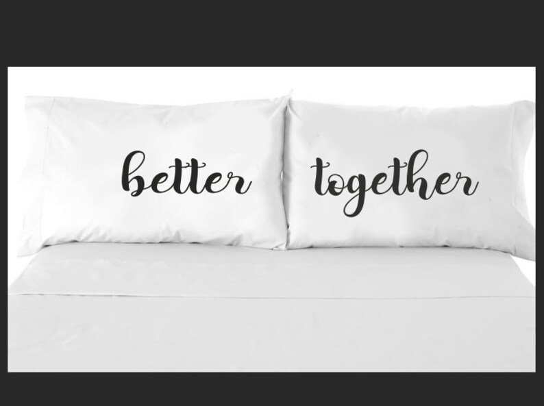 Personalized Pillow Case Better Together Pillow Etsy