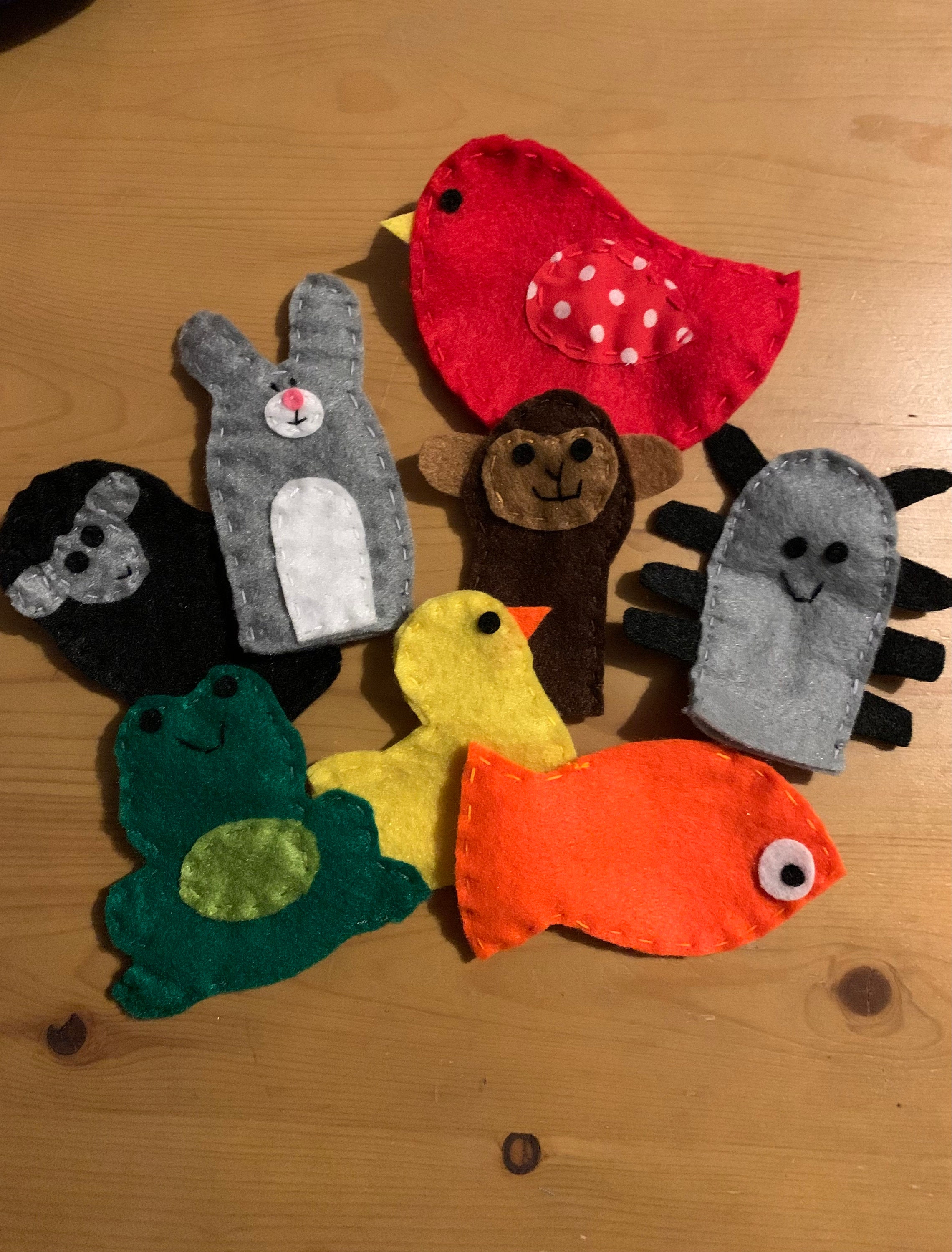 Nursery rhyme cheap finger puppets