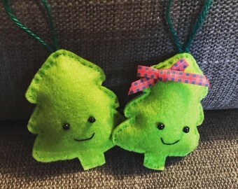 Christmas tree decorations, felt decorations