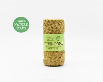Crafasso jute cord spool  205ft natural