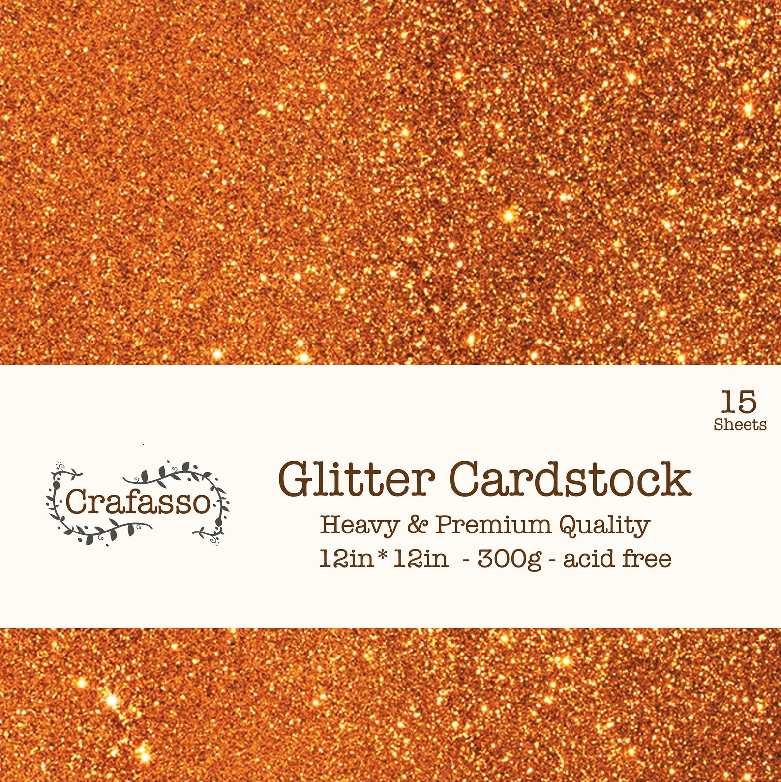 Orange Glitter Cardstock, Orange Color Glitter Cardstock, Heavy Glitter Cardstock, 12x12