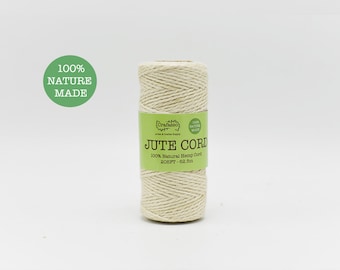 Crafasso jute cord spool  205ft white