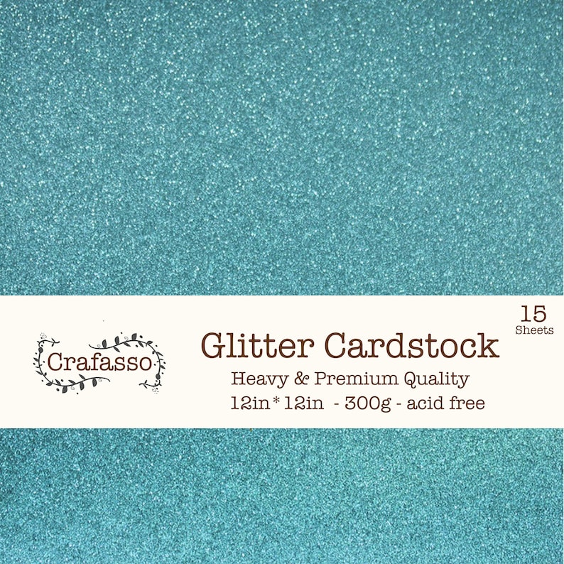 Steel Blue Glitter Cardstock Blue Glitter Cardstock Heavy Etsy