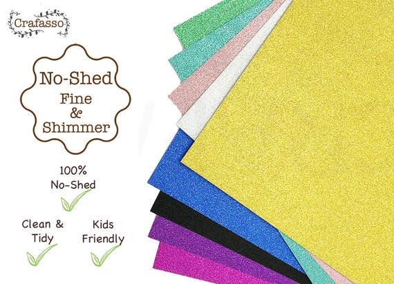 No- Shed Glitter cardstock,  color glitter cardstock, heavy glitter cardstock, 12x12, Crafasso, craft supplies,