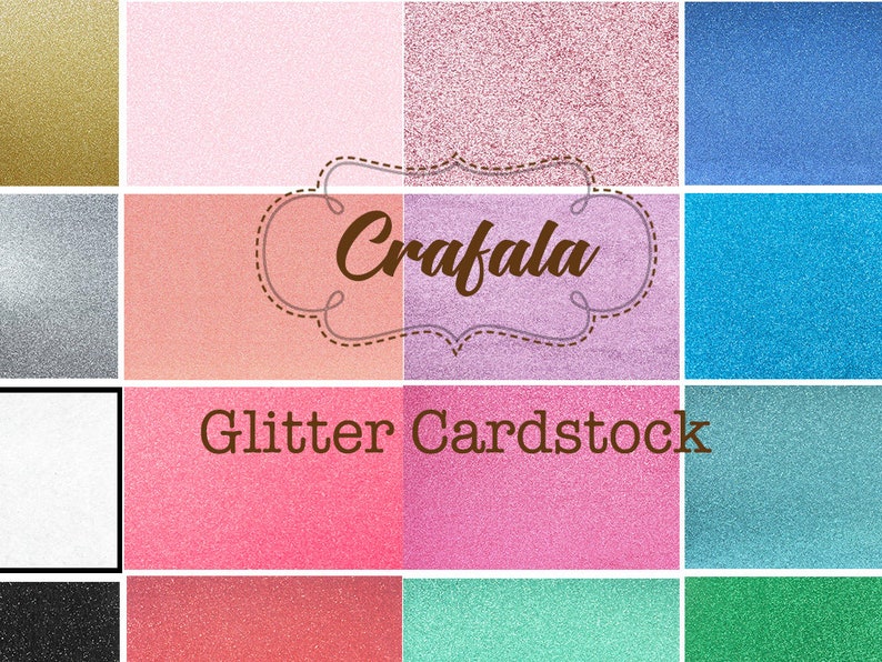 Glitter cardstock color glitter cardstock heavy glitter Etsy
