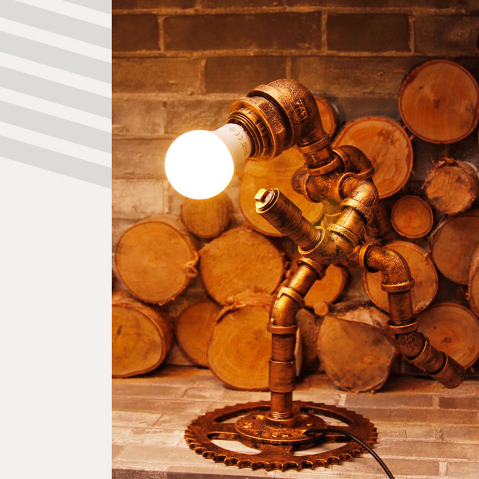 Lamppodesign Industrial Robot Desk Lamp Study Room Table Etsy