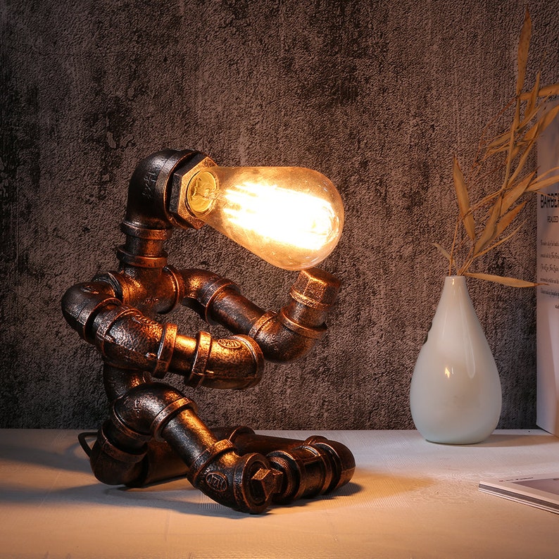 Lamppodesign Creative Robot Desk Lamp/ Gift for Housewarming/ Etsy