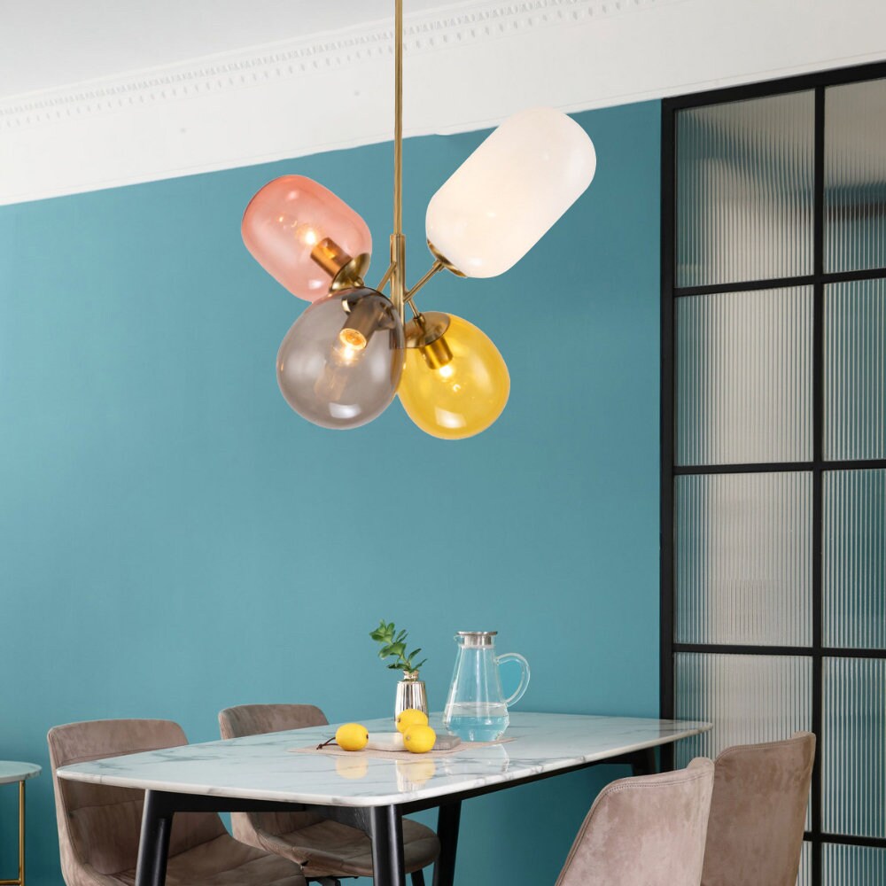 LamppoDesign Candle Ceiling LightNordic Style Glass Etsy