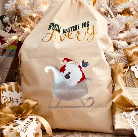 christmas gift bags etsy