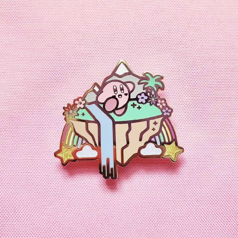 Kirby Sky Island Enamel Pin 