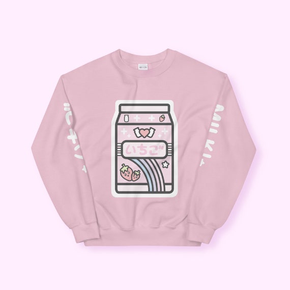 strawberry milk sweater
