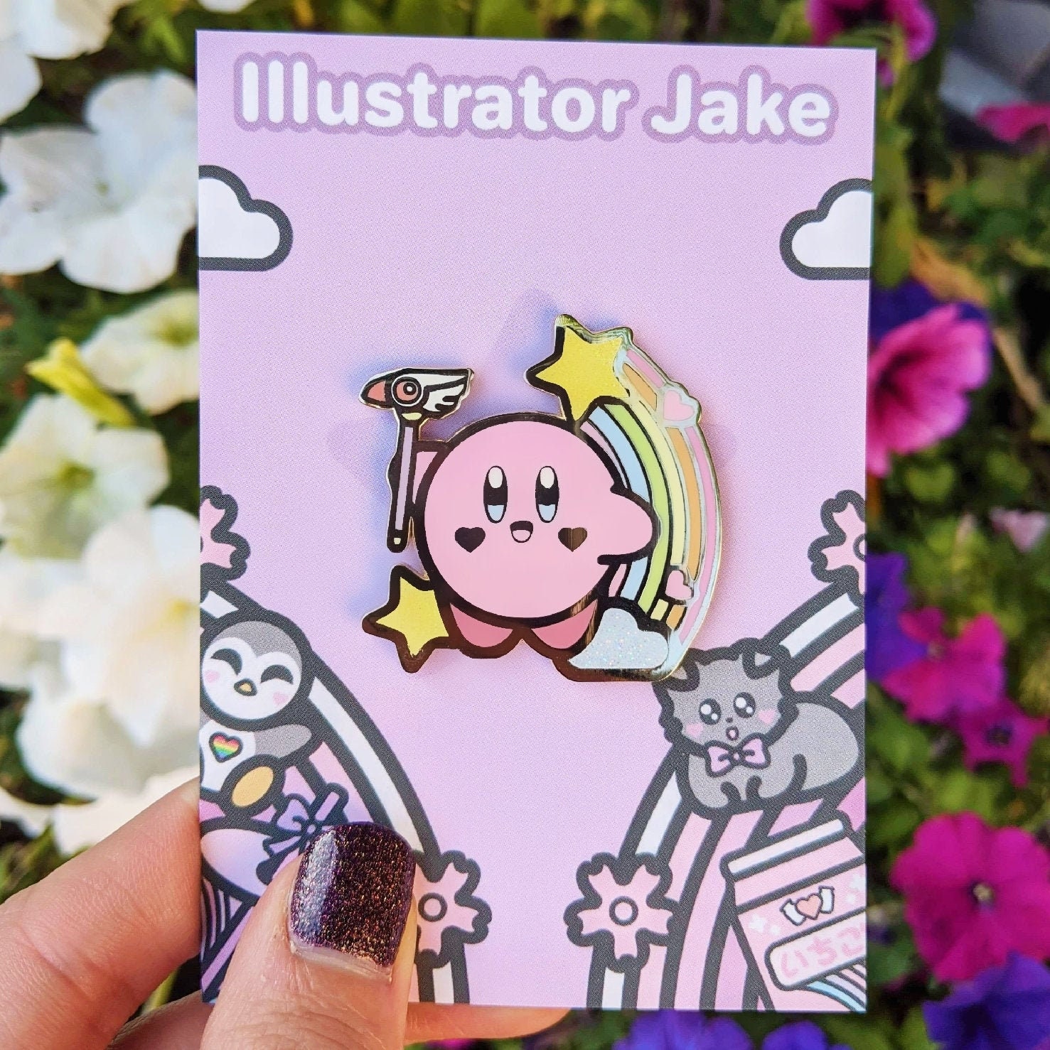 Kirby X Cardcaptor Sakura Enamel Pin